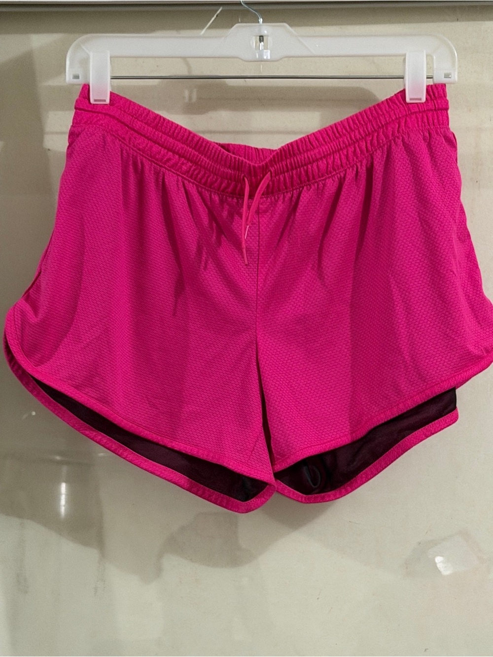 bcg Hot Pink Women's Athletic Shorts with Inner Liner